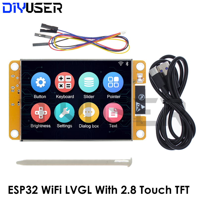 Tft Display 2.4 - ESP32 LVGL WIFI&Bluetooth開発ボード 2.8インチ 240*320 スマートディスプレイ画面