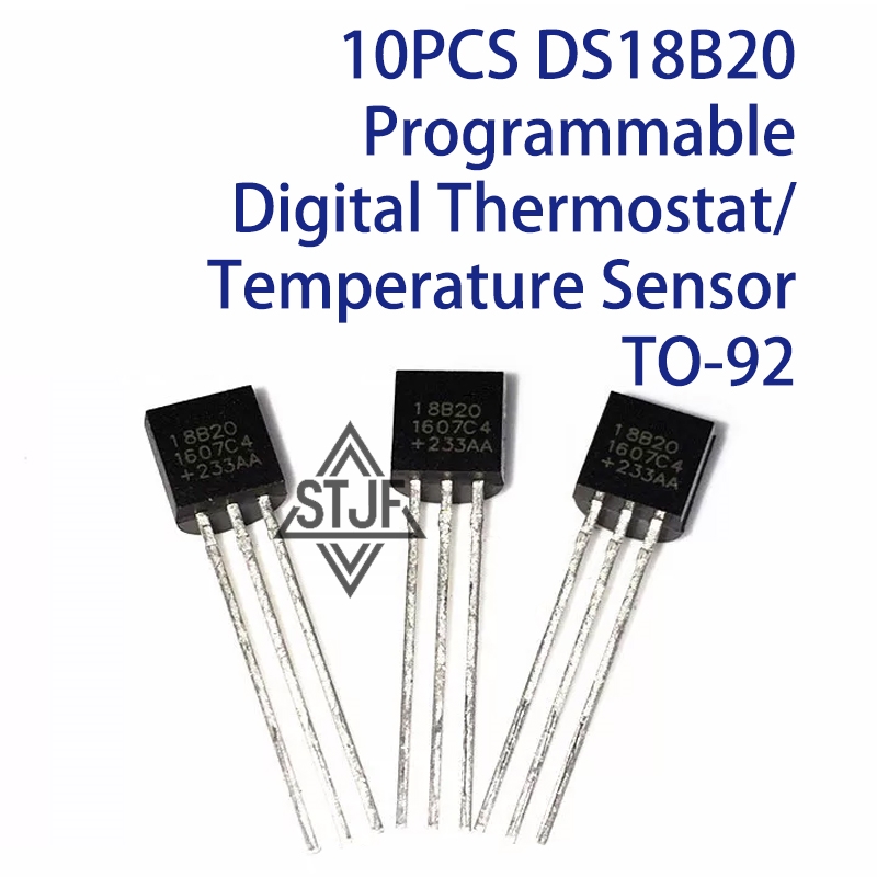 Ds18B20 - 10 個 DS18B20 プログラマブルデジタルサーモスタット/温度センサー TO-92