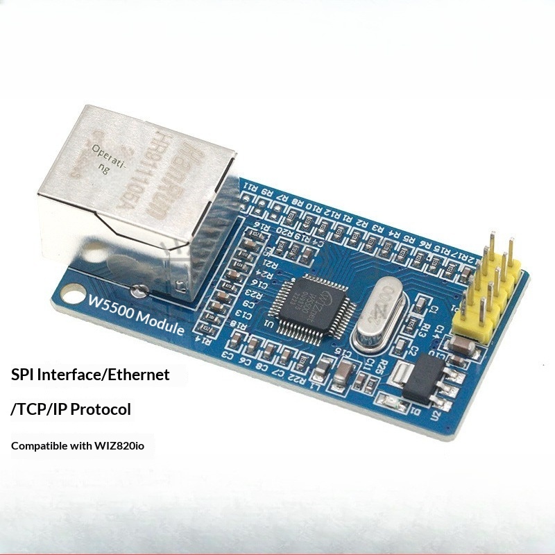 Ethernet W5500 - W5500 イーサネットネットワークモジュール SPI TCP/IP 10/100Mbps RJ45