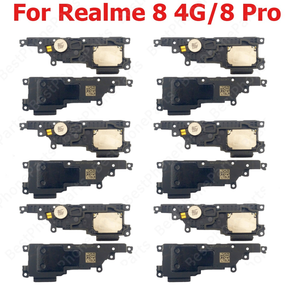 Buzzer Module - Realme 8 4G、8 Pro、8Pro用、下部スピーカー、ブザー、着信音モジュール、携帯電話交換用部品