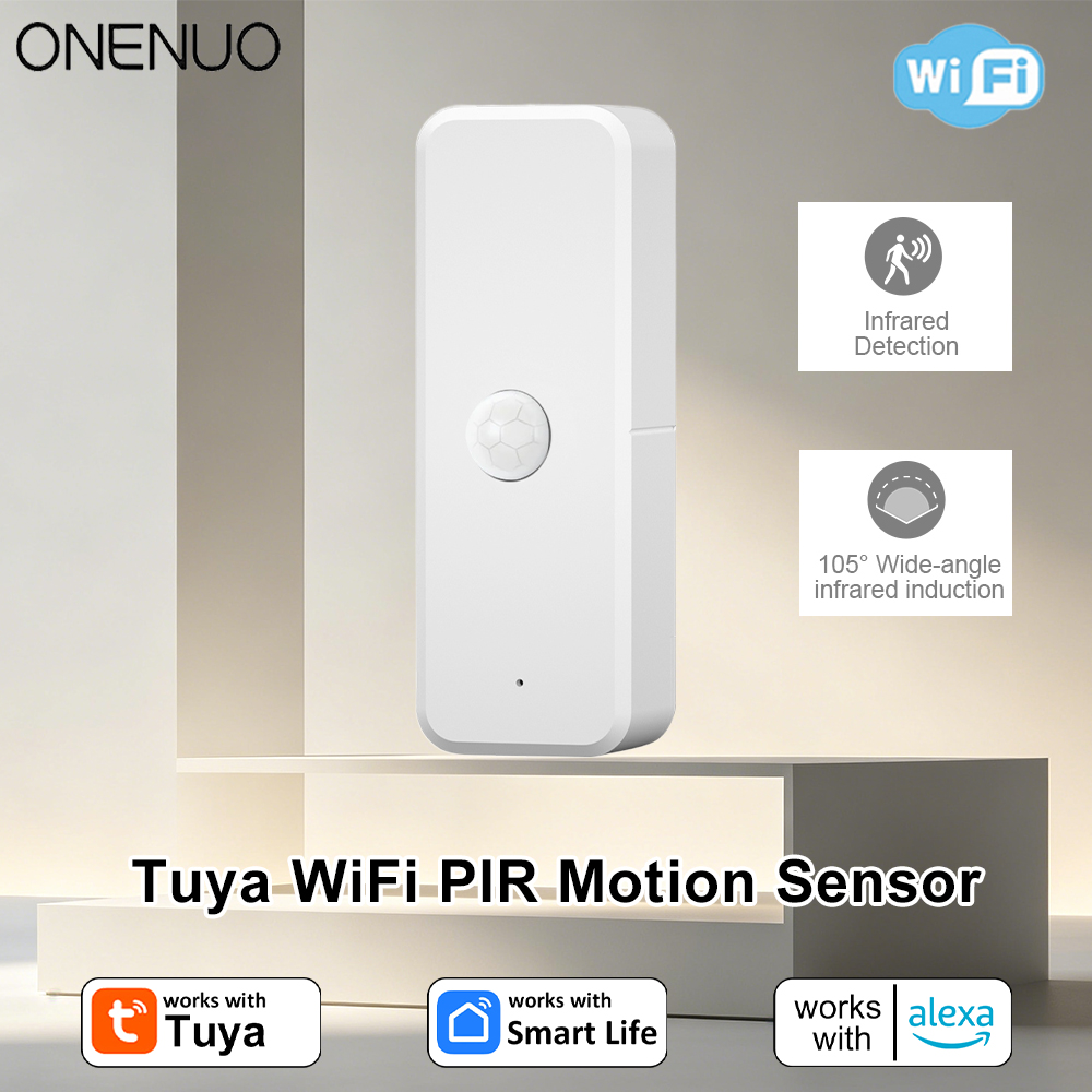 Pir Motion Sensor - 新しいTuya WiFi PIRモーション検知器人体赤外線誘導センサーホームセキュリティアラームスマートライフAPPアラートはAlexaと連携します