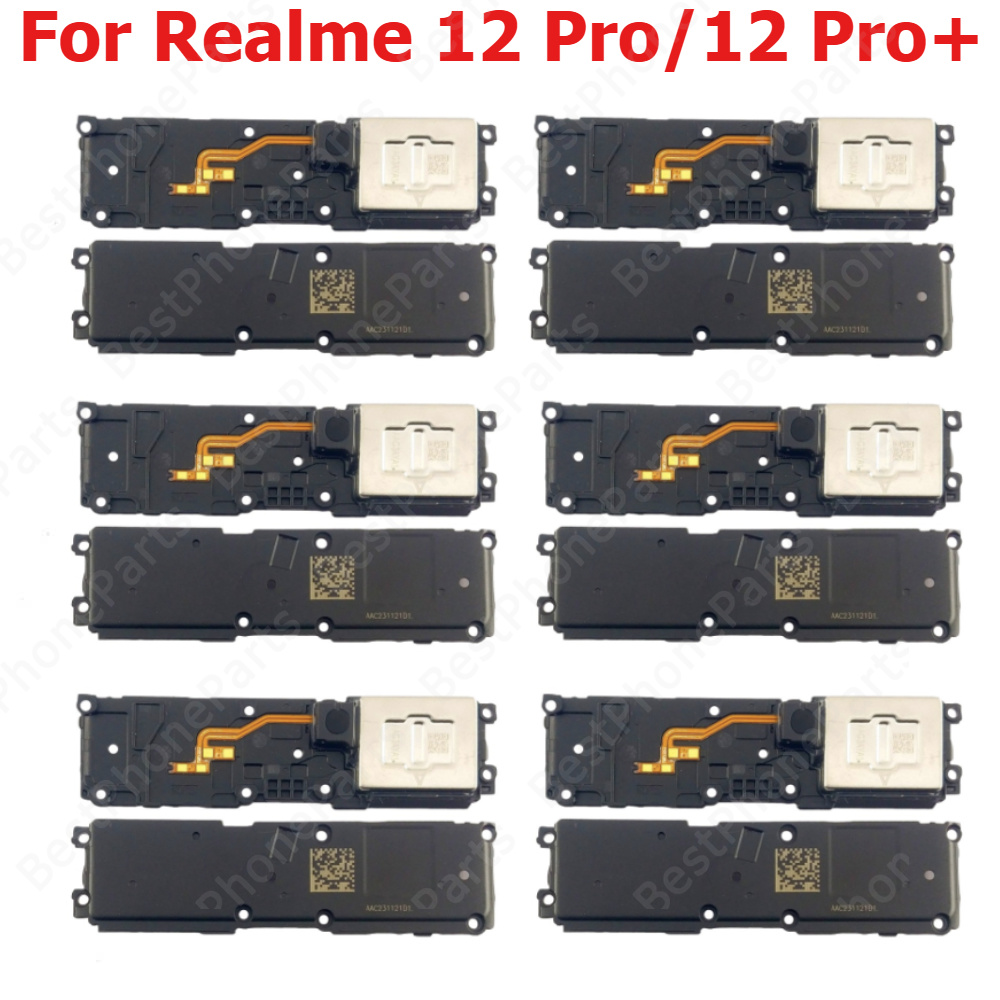 Buzzer Module - Realme 12 Pro、12Pro+、Pro Plus用、下部スピーカー、ブザー、着信音モジュール、携帯電話交換部品