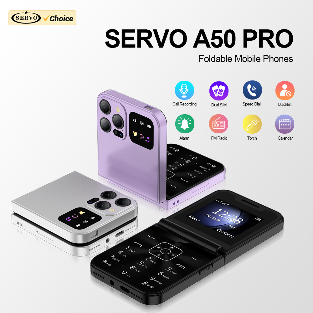 Tft Display 2.4 - SERVO A50 PRO-携帯電話,プロ仕様の折りたたみ式携帯電話,2g/gsm,2.4インチディスプレイ,自動レコーダー,速度ダイヤル,2 sis