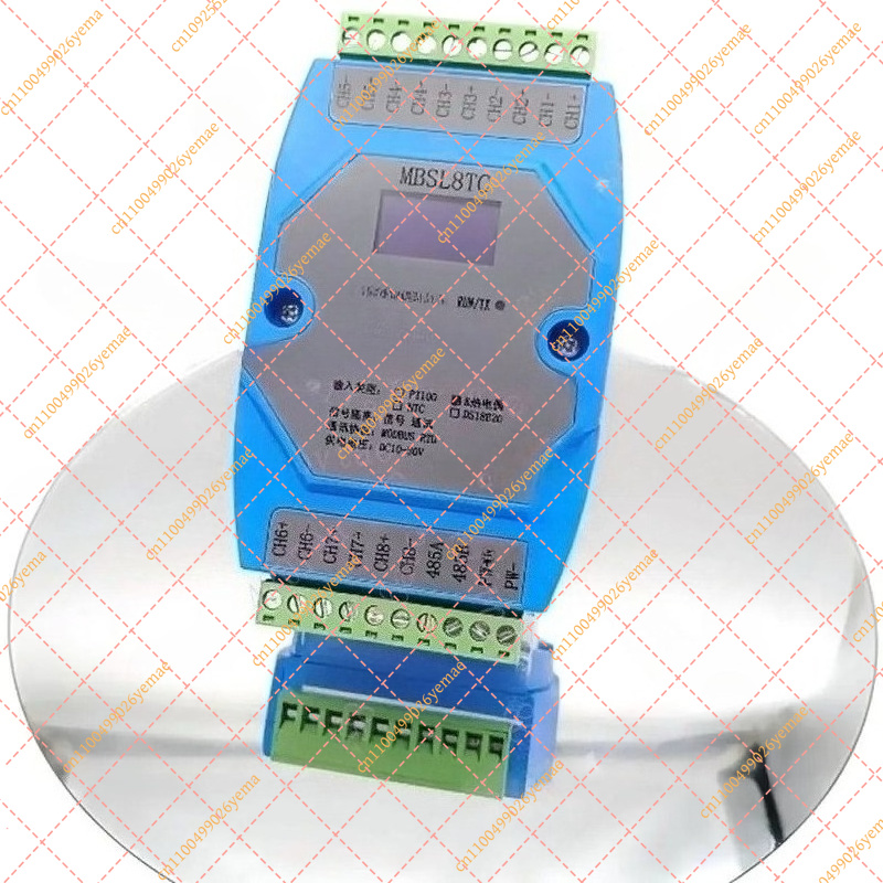 Thermocouple Module K Type - 8チャンネルK型熱電対モジュール用 - RS485 Modbus RTU 24ビット温度取得カード（産業グレード）