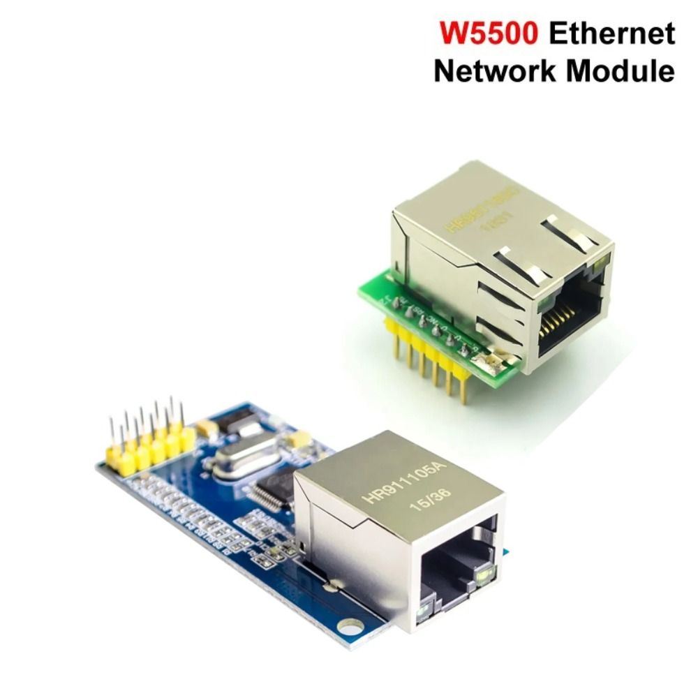 Ethernet W5500 - 10/100Mbps W5500 イーサネットモジュール 3.3V 多機能SPI-LAN変換器 DIY