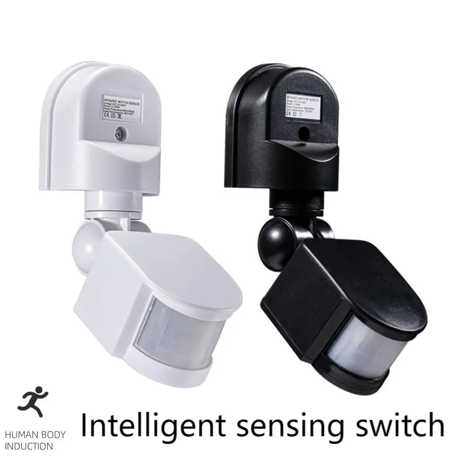 Pir Motion Sensor - 12V PIR モーションセンサー 110-240V 自動赤外線センサー動き検出器屋外 LED