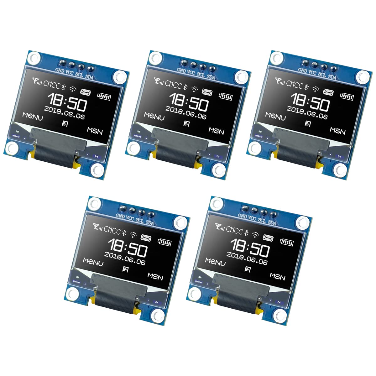 0.96 インチ OLED I2C IIC ディスプレイモジ - Ssd1306 のレビューと価格