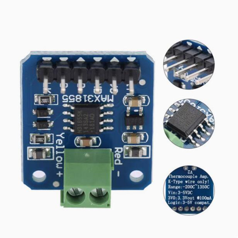 1 個 5 個 MAX31855 K タイプ熱電対ブレークア - Thermocouple Module K Type のレビューと価格