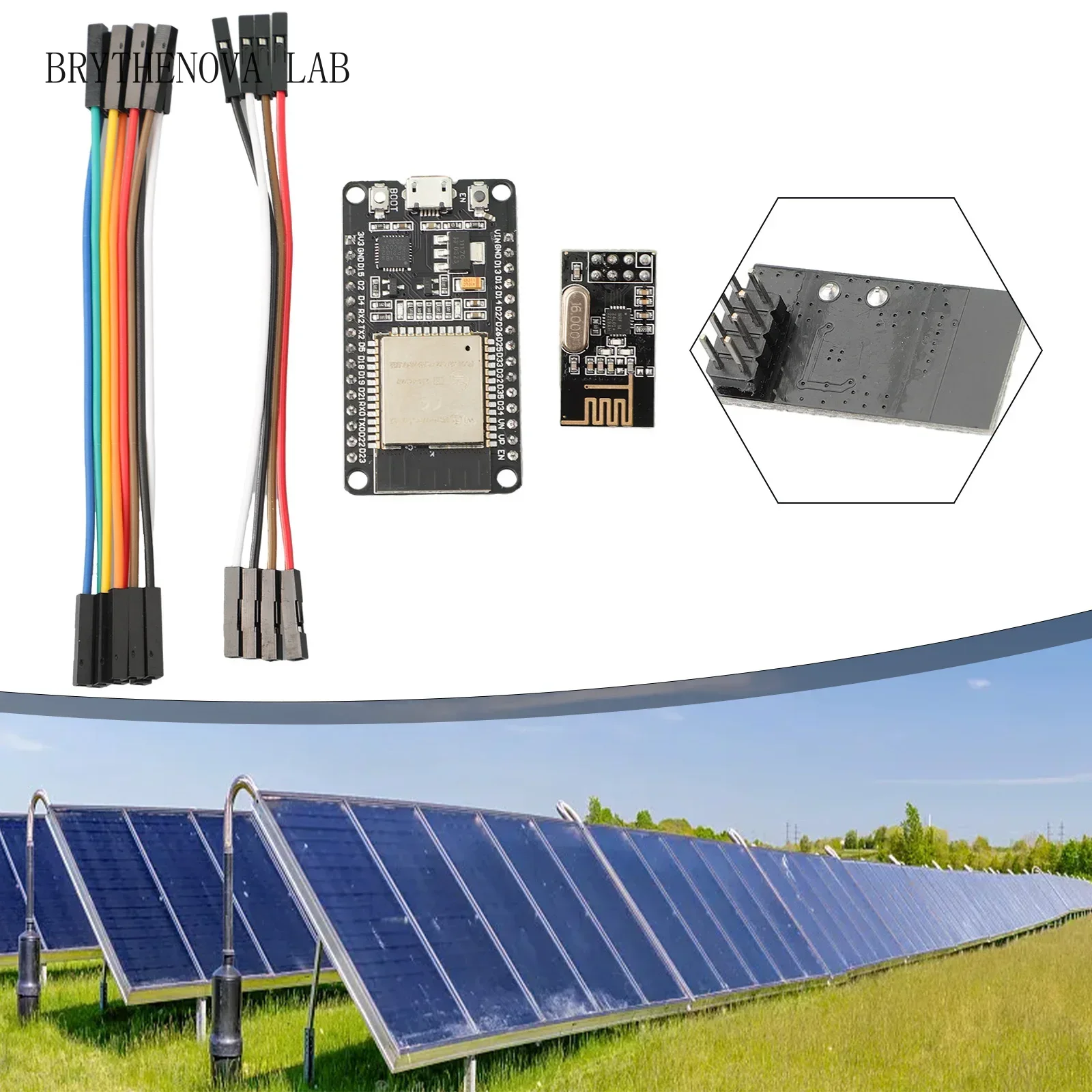 ESP32+NRF24L01+ケーブル DTU（Hoymil - Nrf24L01 のレビューと価格