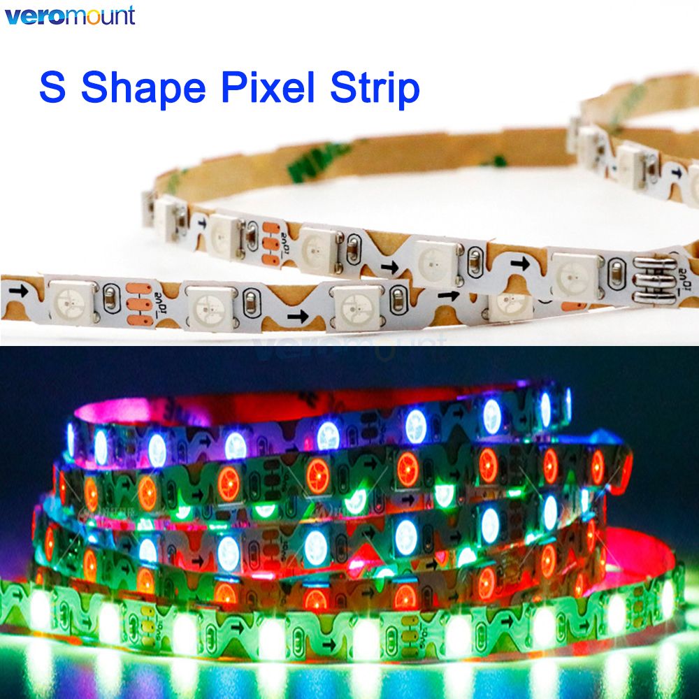 LEDストリップライト,6mm,丸型,フレキシブル,5050 - Ws2812B Strip 5V のレビューと価格