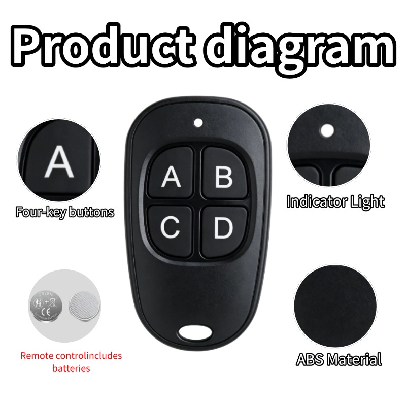 433MHzユニバーサルワイヤレスリモコン DC 12V 4 - Ir Remote Module のレビューと価格