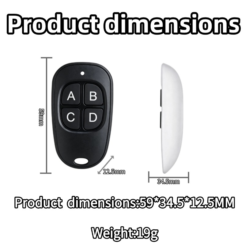 433MHzユニバーサルワイヤレスリモコン DC 12V 4 - Ir Remote Module のレビューと価格