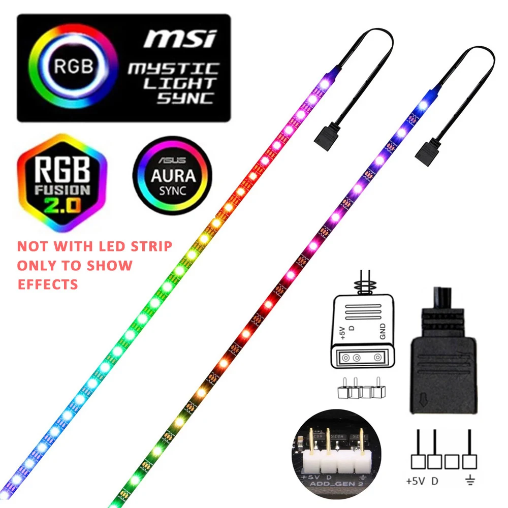 SATA モレックス RGB コントローラ 5V 3Pin  - Ws2812B Strip 5V のレビューと価格