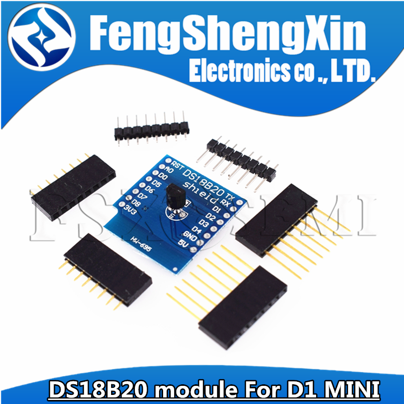 DS18B20モジュール。D1 MINI WIFI用。DS1 - Ds18B20 のレビューと価格