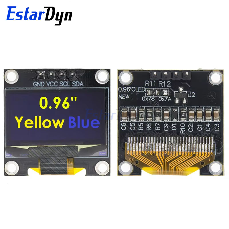 0.96 インチ IIC SPI シリアル 7/4 ピン ホ - Ssd1306 のレビューと価格