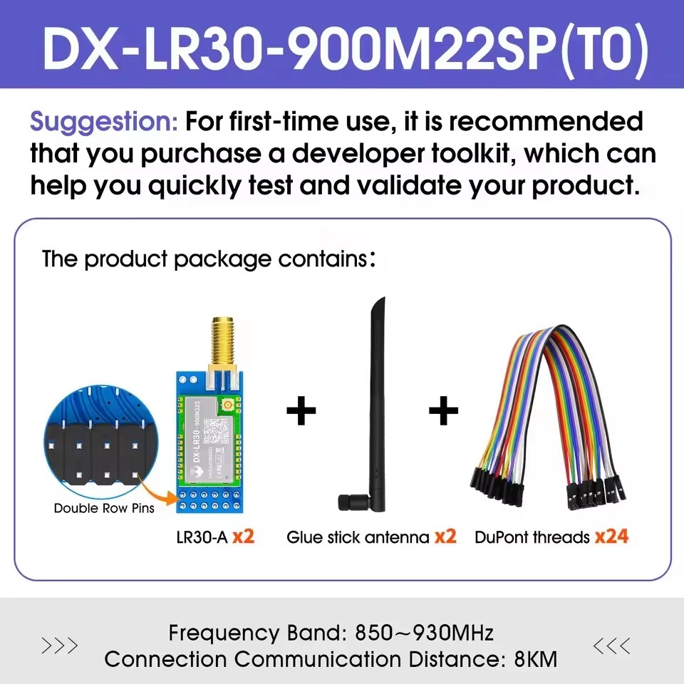 SX1262 LoRaモジュール開発者セット DX-LR30 - Lora Rfm95 のレビューと価格
